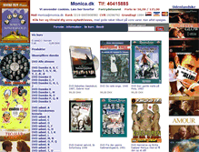 Tablet Screenshot of monica.dk